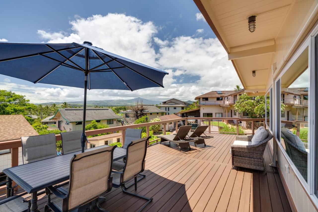 Updated Poipu Home Large Deck With Scenic View Колоа Экстерьер фото